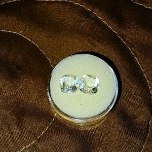 Loose 8x8 white topaz